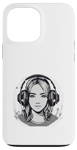 DJ Mädchen mit Kopfhörern Design Hülle für iPhone 13 Pro Max DJ Mädchen mit Kopfhörern Design Hülle für iPhone 13 Pro Max von i Love Music Desing und Style Geschenke