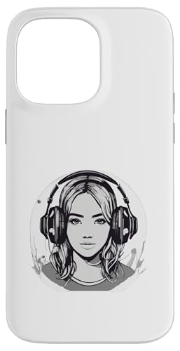 DJ Mädchen mit Kopfhörern Design Hülle für iPhone 14 Pro Max DJ Mädchen mit Kopfhörern Design Hülle für iPhone 14 Pro Max von i Love Music Desing und Style Geschenke
