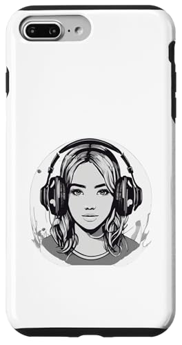DJ Mädchen mit Kopfhörern Design Hülle für iPhone 7 Plus/8 Plus DJ Mädchen mit Kopfhörern Design Hülle für iPhone 7 Plus/8 Plus von i Love Music Desing und Style Geschenke