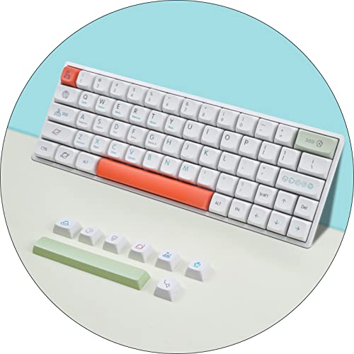 i Maifu Ray Tastenkappen, PBT-Tastenkappen-Set, XDA-Profil-Tastenkappen für MX-Schalter, mechanische Tastatur und optische Tastatur von i Maifu Ray