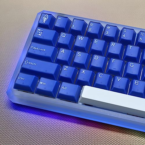 i Maifu Ray Tastenkappen – 184 Tasten Double Shot Tastenkappen – PBT Tastenkappe Kirschprofil für mechanische Tastatur (blau) von i Maifu Ray