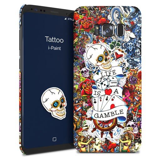 i-Paint Samsung Galaxy S8 Plus Tattoo Schutzhülle Hardcase von i-Paint