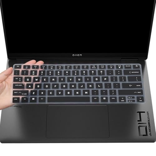Tastaturabdeckung für Acer 2024 14 Zoll HP OMEN Transcend Gaming Laptop 14-fb 14t-fb Serie 14-fb0097nr 14t-fb000 Tastatur-Hülle, Schwarz von i-Tensodo