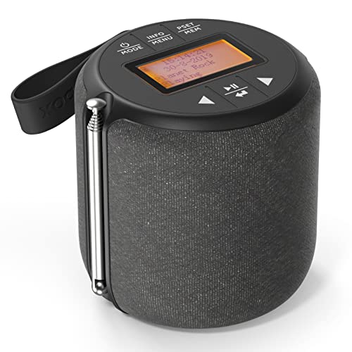 DAB Radio Tragbar, Bluetooth Lautsprecher, DAB Plus/DAB Radio, FM Radio, Duschlautsprecher, IPX4 Spritzwassergeschützt, Typ-C USB, 5W Stereo-Lautsprecher mit Bluetooth 5.0, wiederaufladbar DAB Radio Tragbar, Bluetooth Lautsprecher, DAB Plus/DAB Radio, FM Radio, Duschlautsprecher, IPX4 Spritzwassergeschützt, Typ-C USB, 5W Stereo-Lautsprecher mit Bluetooth 5.0, wiederaufladbar von i-box