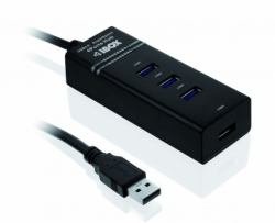 iBOX IUH3FB - Hub - 4 x SuperSpeed USB 3.0 - Desktop von i-box