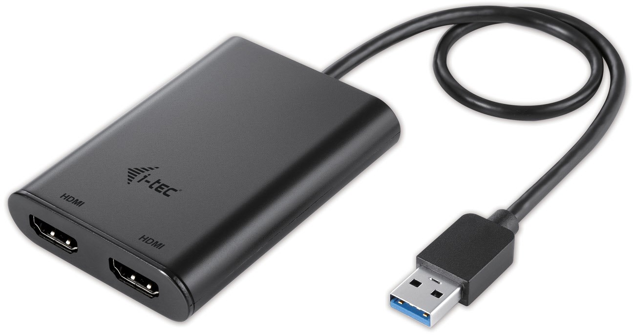 USB 3.0/USB-C Dual HDMI 4K Adapter von i-tec