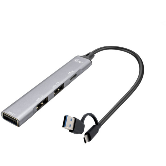 USB-A/USB-C Metal HUB 1x USB-C 3.1+3x USB 2.0, USB-Hub USB-A/USB-C Metal HUB 1x USB-C 3.1+3x USB 2.0, USB-Hub von i-tec