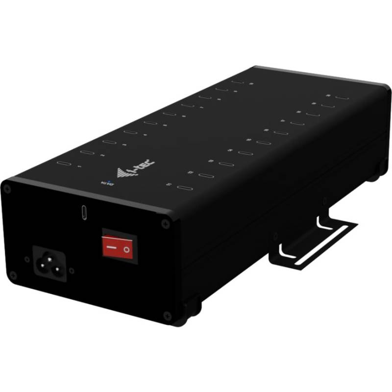 USB-C/USB-A Metal Charging+Data HUB,15W,20x USB-C,360W, USB-Hub von i-tec