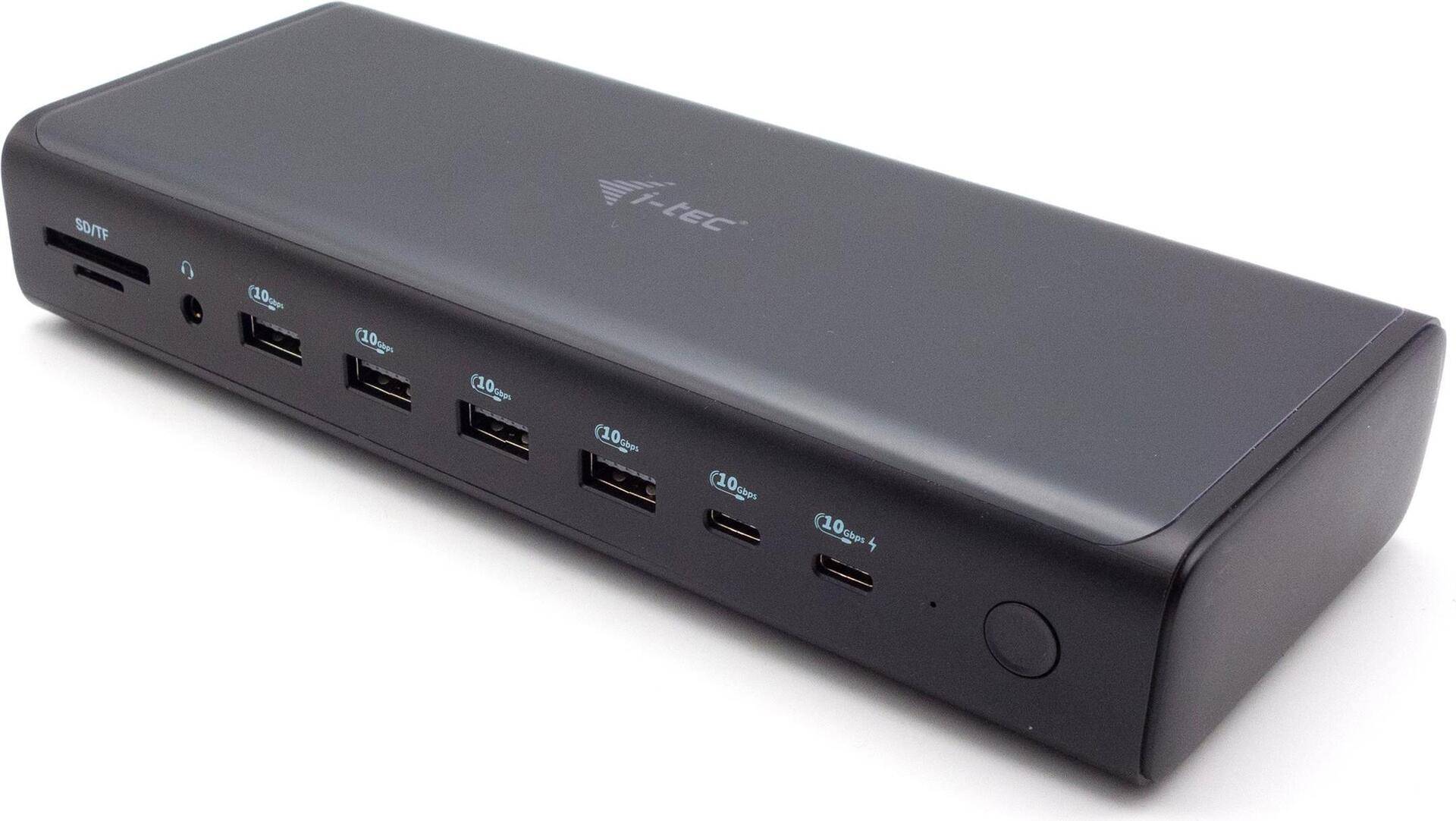 i-Tec - Dockingstation - USB-C / USB4 / Thunderbolt 3 / Thunderbolt 4 - 2 x HDMI, 2 x DP, 2 x USB-C - 1GbE, 2.5GbE - 240 Watt - Europa (CA6MONITORDOCKPD) von i-tec