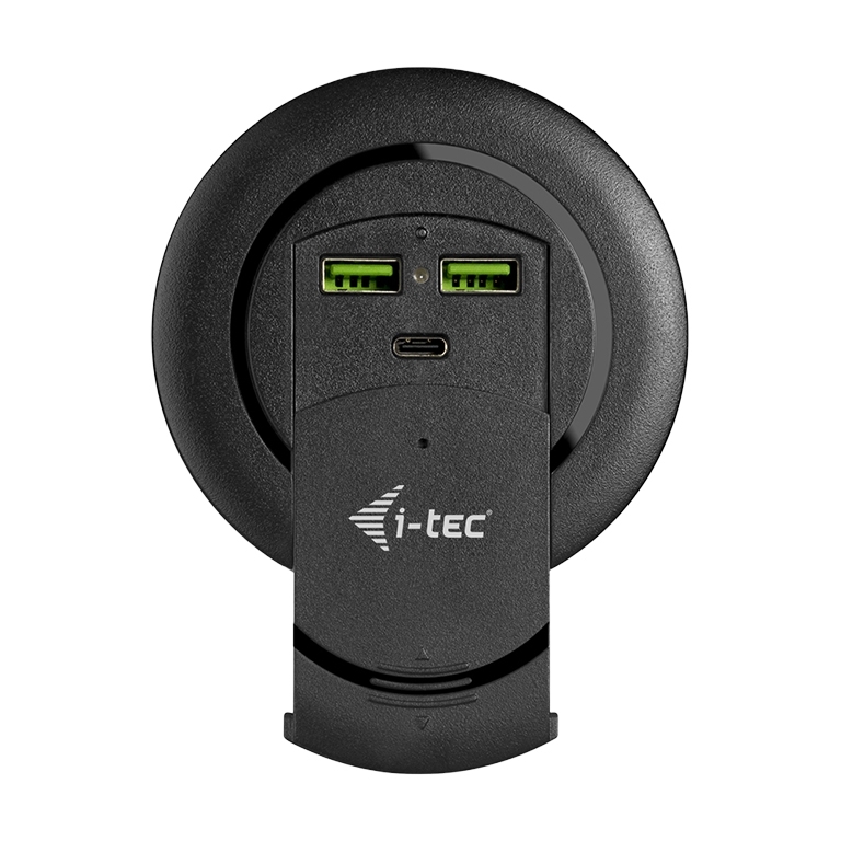 i-tec Built-in Desktop Fast Charger [USB-C PD 3.0 + 3x USB 3.0 QC3.0, 96 W] von i-tec