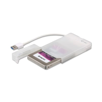 i-tec Mysafe Externes USB3.0 Festplattengehäuse weiss für 2,5" SATA-HDD/SSD von i-tec