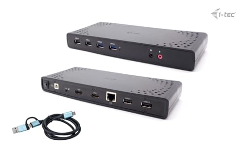i-tec USB 3.0 / USB-C/Thunderbolt Dual Display Docking Station + Power Delivery 100W - 2X HDMI i-tec USB 3.0 / USB-C/Thunderbolt Dual Display Docking Station + Power Delivery 100W - 2X HDMI von i-tec