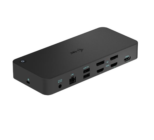 i-tec USB 3.0 / USB-C / Thunderbolt - 3x 4K Docking Station + Power Delivery 70W - Verkabelt - USB 3.2 Gen 1 (3.1 Gen 1) Type-C - 70 W - 3,5 mm - 10,100,1000 Mbit/s - Schwarz (CATRIPLEDOCKPDPRO) von i-tec