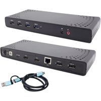 i-tec USB 3.0 / USB-C / Thunderbolt Dual Display Docking Station + PD 85W von i-tec