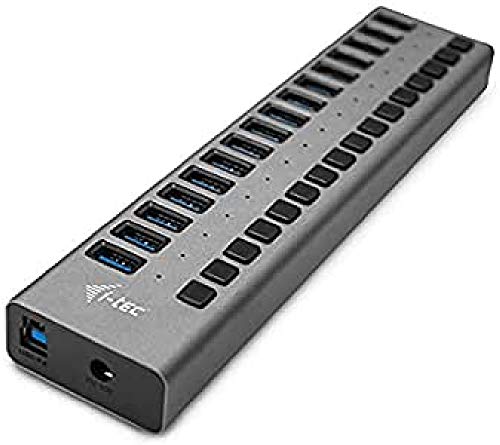 i-tec USB 3.0 Charging HUB 16-Port mit Externem Netzadapter 90W - 16x USB Ladeport von i-tec