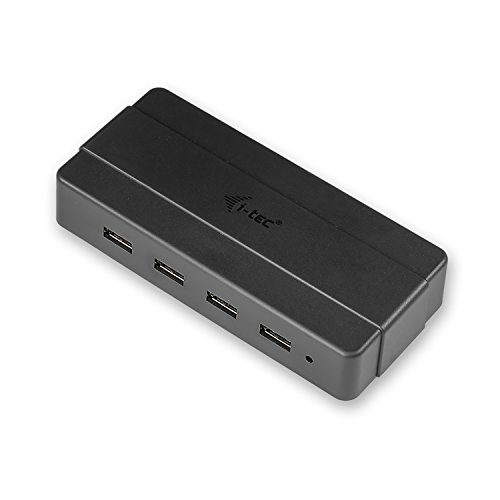 i-tec USB 3.0 Charging HUB 4 Port mit Netzadapter, 1x USB 3.0 Ladeport, Ideal für Notebook Ultrabook Tablet PC, Windows Mac Linux von i-tec