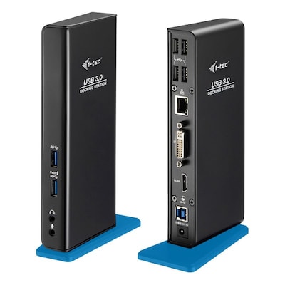 i-tec USB 3.0 Dual Docking Station HDMI/ DVI Full HD+ 2048x1152 Gigabit Ethernet von i-tec
