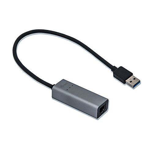 i-tec USB 3.0 Metal Gigabit Ethernet Adapter 1x USB 3.0 to RJ-45 LED for Windows MacOS Linux Android von i-tec