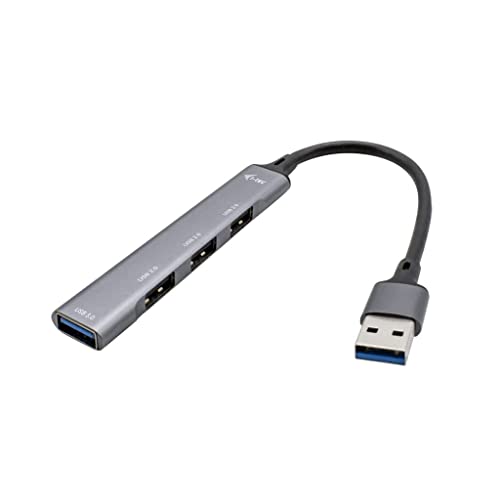 i-tec USB 3.0 Metal HUB 1x USB 3.0 + 3X USB 2.0 - Kompatibel mit Allen Laptops/Tablets USB 3.0-Anschlüssen von i-tec