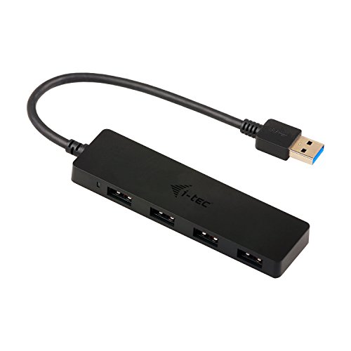 i-tec USB 3.0 Slim Passive HUB 4 Port ohne Netzadapter, für Notebook, Ultrabook, Tablet, PC, Unterstützen Win und Mac OS von i-tec