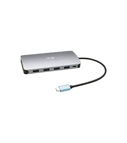 i-tec USB-C 3X Full HD Metall Nano Docking Station - 2X DisplayPort 1x HDMI 1x GLAN 1x USB-C 2X USB 3.1 2X USB 2.0 1x Audio mit Power Delivery 100W von i-tec