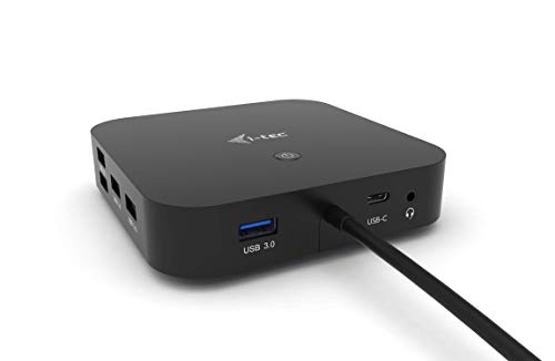 i-tec USB-C Dual Display Docking Station [2X USB-C. 3X USB 3.0. 2X USB 2.0. 1x LAN. 2X DP. 1x Audio] von i-tec