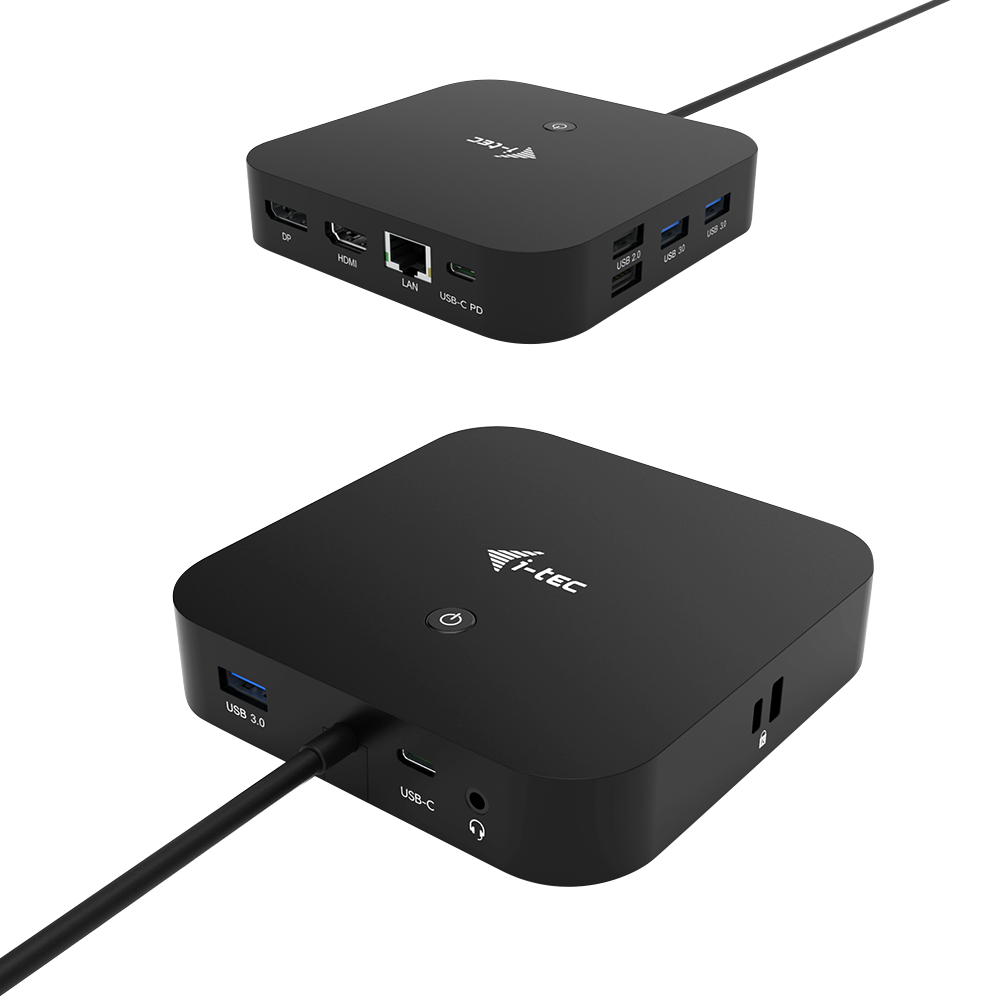 i-tec USB-C HDMI DP Docking Station mit 100W PD i-tec USB-C HDMI DP Docking Station mit 100W PD von i-tec