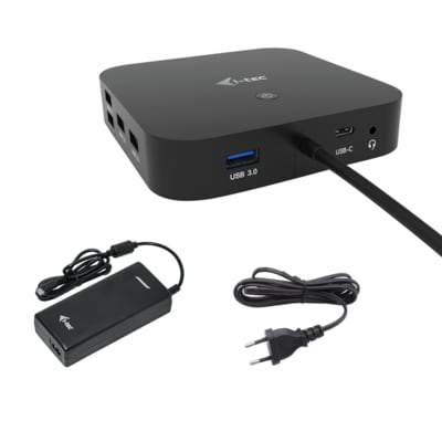 i-tec USB-C HDMI DP Docking Station mit Power Delivery 100W + 112W Univ. Char. von i-tec