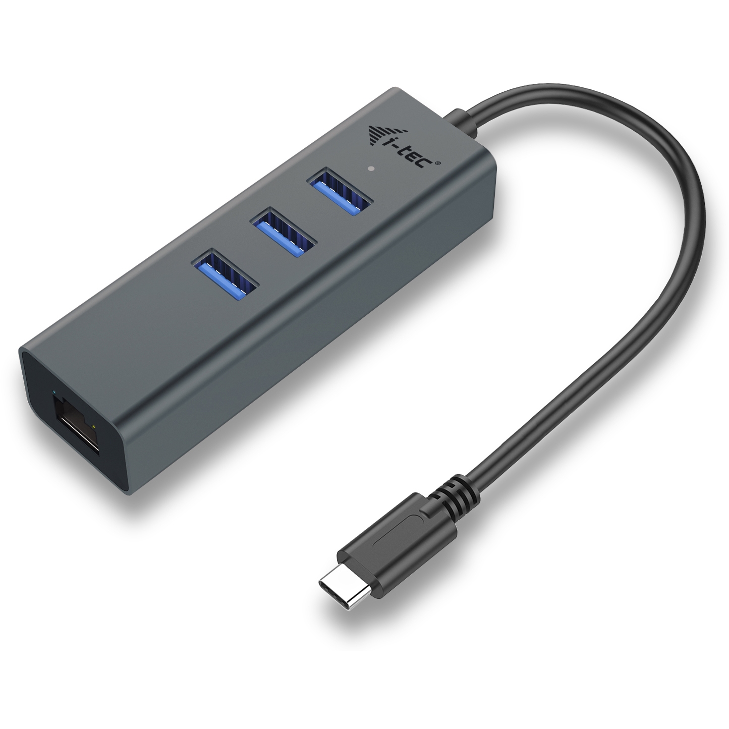i-tec USB-C Metal 3-Port HUB with Gigabit Ethernet Adapter i-tec USB-C Metal 3-Port HUB with Gigabit Ethernet Adapter von i-tec