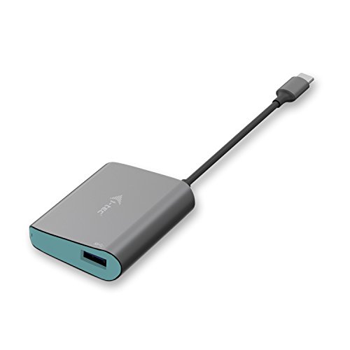 i-tec USB-C Metal Adapter (3- Port Hub, 1x USB 3.0 Port, 2x USB 2.0 Port für den Anschluß von USB-A Geräten auf den USB-C Konnektor für Geräte mit USB-C Konnektor, kompatible mit Thunderbolt 3) von i-tec