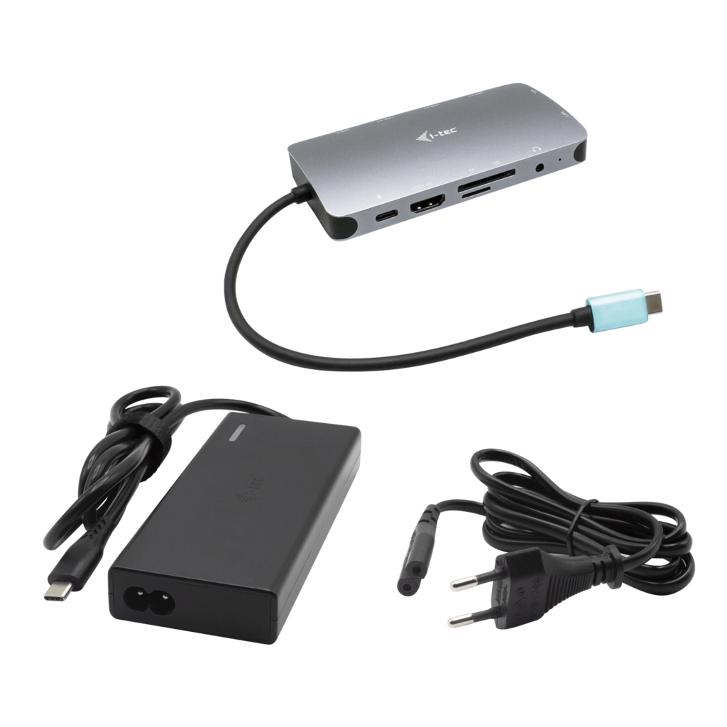 i-tec USB-C Metal Nano Dock HDMI/VGA with LAN & Power Delivery 100 W & Charger 77W i-tec USB-C Metal Nano Dock HDMI/VGA with LAN & Power Delivery 100 W & Charger 77W von i-tec