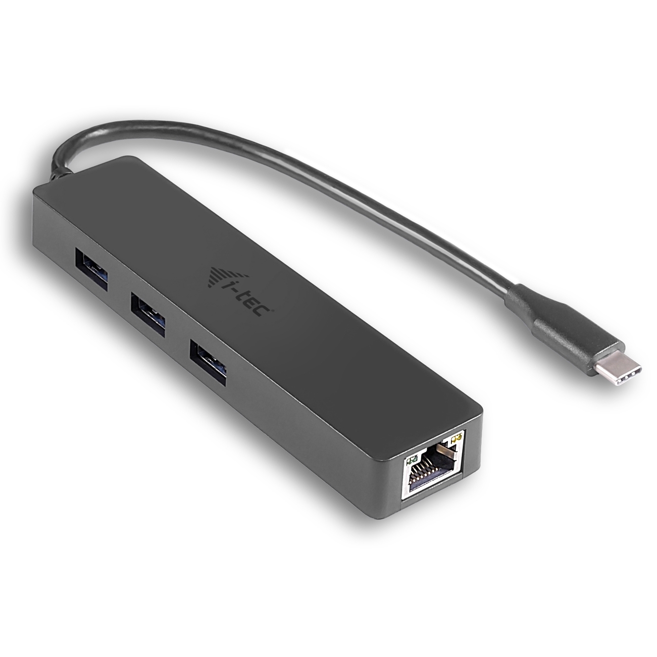 i-tec USB-C Slim 3-Port HUB mit Gigabit Ethernet Adapter von i-tec