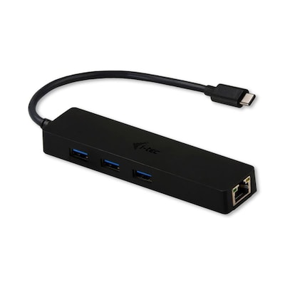 i-tec USB-C Slim Passive HUB 3 Port + Gigabit Ethernet Adapter von i-tec