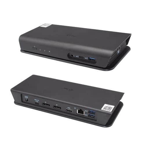 i-tec USB-C Smart Dockingstation mit Stromversorgung - 2X DisplayPort, 1x HDMI, 1x GLAN, 1x USB-C 3.2 Gen2, 3X USB 3.2 Gen2, 1x Audio/Mik, Fernverwaltungsfunktion verfügbar mit spezieller SW von i-tec