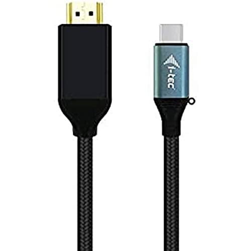 i-tec USB-C auf HDMI Kabeladapter 60Hz, 1x HDMI 4K Ultra HD, kompatibel mit Thunderbolt 3 für Windows OS, Mac OS, 150cm von i-tec