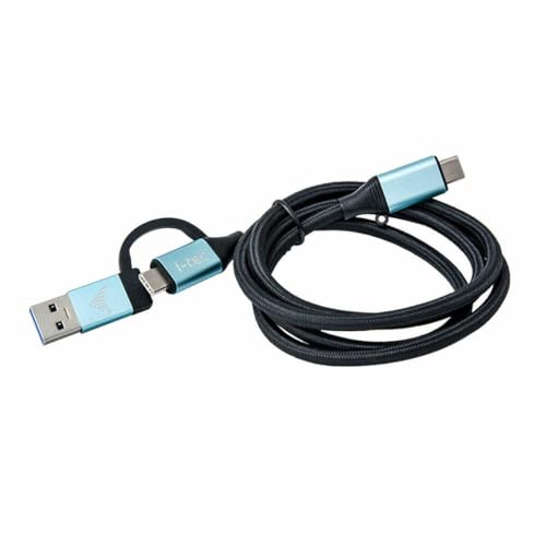 i-tec USB-C auf USB-C Kabel mit integriertem USB 3.0 Adapter, 100cm von i-tec