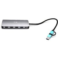 i-tec USB3.0 USB-C/Thunderbolt 3x Diplay Metal Nano Dock LAN PD 100W von i-tec