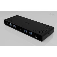 i-tec Universal Dual 4K Display Dock - 2x HDMI, 2x DP, 4x USB-A, 1x USB-C, 1x LAN, 85W PD, 100W USB-C Netzteil von i-tec