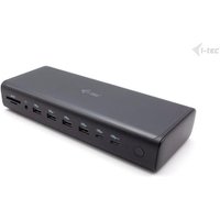 i-tec Universal USB-C Docking 6x 4K/60Hz, 2xHDMI, 2xDP, 2xUSB-C(4K), 4xUSB-C(10 Gbps), 4xUSB-A, 1xLAN(bis zu 2,5Gbps), 1xSD/TF, Power Delivery 3.1/ 140W von i-tec