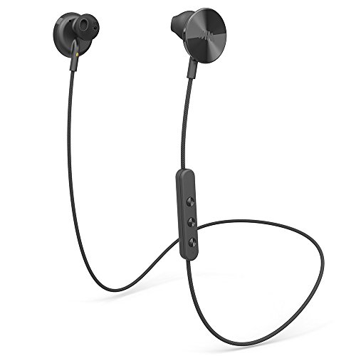 i.am+ BUTTONS Bluetooth Kopfhörer (Bluetooth 4.0, 6 h Akku, magnetische Disks) Schwarz von i.am+