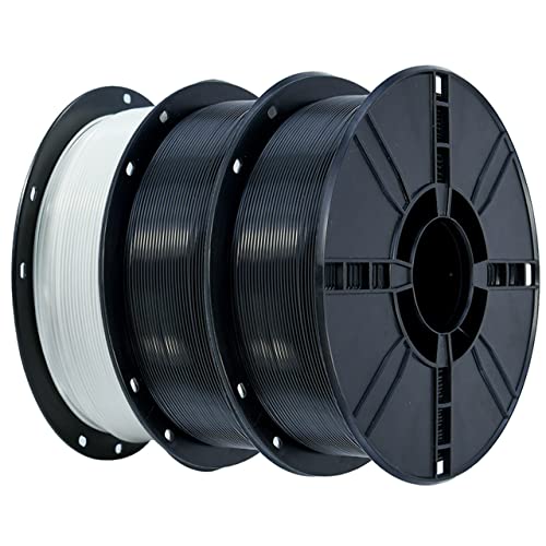 IBOSS PLA Plus(PLA+) Filament für 3D-Drucker 2 schwarz 1 weiß von iBOSS