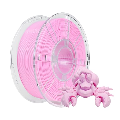 iBOSS PETG Filament 1,75 mm, hohe Festigkeit und hohe Zähigkeit PETG 3D-Drucker Filament, 1 kg Spule, Maßhaltigkeit +/- 0,02 mm, 3D-Drucker(PETG Kirschblüte Rosa) von iBOSS