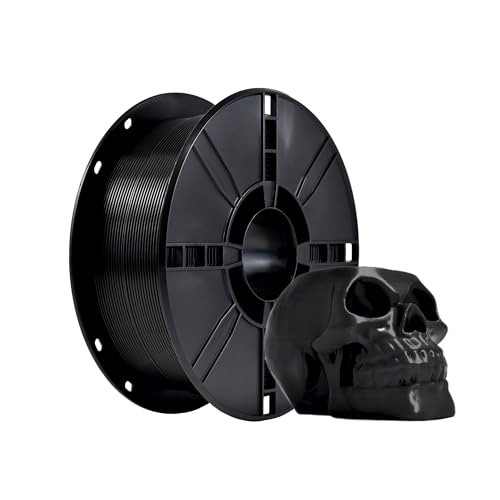 iBOSS PETG Filament 1.75 mm, Stärker Zähigkeit PETG 3D Drucker Filament, 1kg Spule, Maßgenauigkeit +/- 0,02 mm, 3D-Druck-Filament für 3D-Drucker, PETG Schwarz von iBOSS