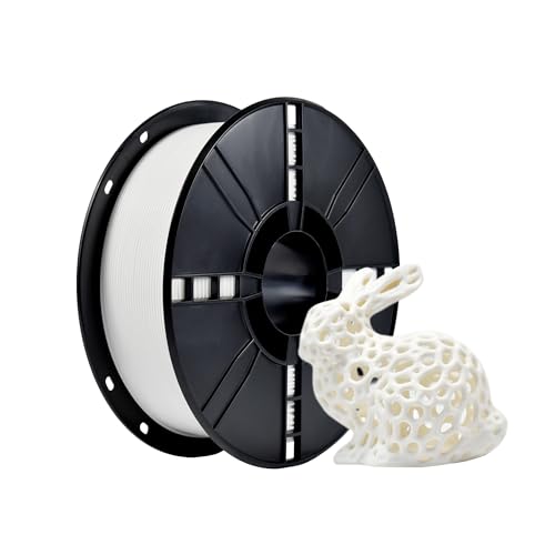 iBOSS PLA Plus (PLA+) 1.75mm 3D Drucker Filament Maßgenauigkeit +/- 0.02mm 1kg Spule (2.2lbs) 3D Printer Filament für 3D Drucker Weiß von iBOSS