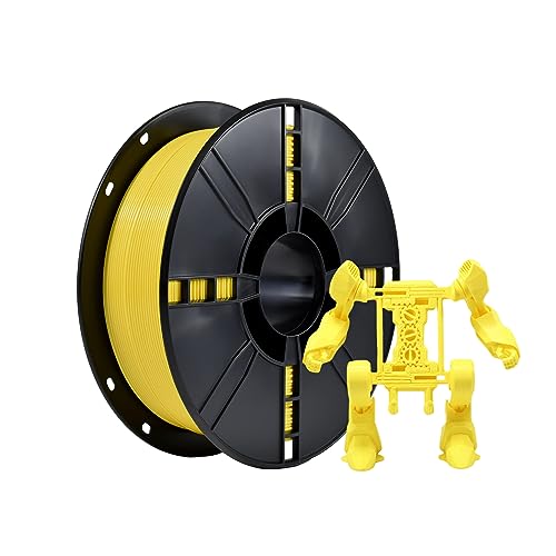 iBOSS PLA Filament 1,75 mm, hartes und langlebiges 3D-Drucker Filament PLA, Maßgenauigkeit 1,75 mm + / - 0,02 mm, 1 kg Spule (2,2 Pfund) gelb von iBOSS