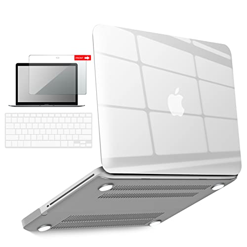 IBENZER Altes MacBook Pro 13 Zoll Gehäuse A1278, Hardcase Schutzhülle mit Displayschutzfolie für Apple MacBook Pro 13 mit CD-ROM, Crystal Clear MMP13CYCL + 2 von iBenzer