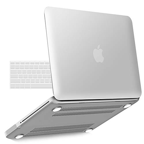 iBenzer Altes MacBook Pro 13-Zoll-Gehäuse A1278, Hardcase-Schutzhülle mit Tastaturabdeckung für Apple MacBook Pro 13 mit CD-ROM, Transparent MMP13CL + 1B von iBenzer