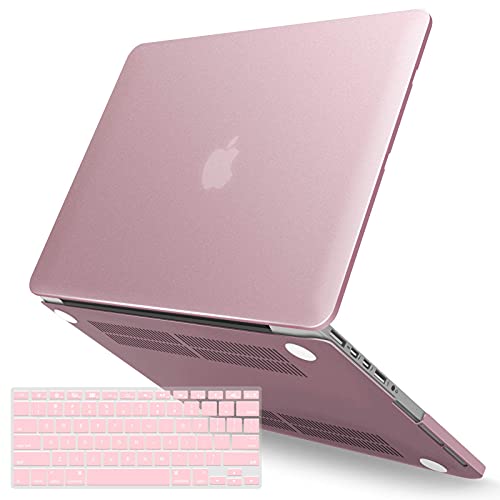 iBenzer Laptopschutz, weicher Kunststoff, für alle MacBooks/ MacBook Air, 33,8 cm/ 27,9 cm/ MacBook Pro, 33 cm/ MacBook Retina, 33 cm/ 38,1 cm/ 30,5 cm roségold rose gold Old Macbook Pro 13'' Non CD-ROM A1502/A1425 von iBenzer