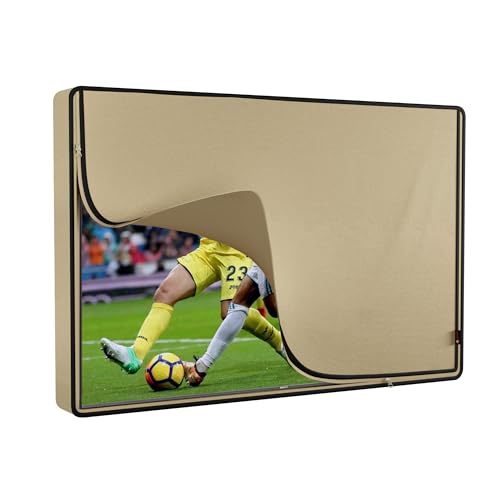 iBirdie Outdoor Waterproof and Weatherproof TV Cover with Zipper for 48 to 50 inch Outside Flat Screen TV - Beige 600D Thick Fabric Protector Size 47''W x 30''H x 5.5''D for 48'' - 50'' LCD LED iBirdie Outdoor Waterproof and Weatherproof TV Cover with Zipper for 48 to 50 inch Outside Flat Screen TV - Beige 600D Thick Fabric Protector Size 47''W x 30''H x 5.5''D for 48'' - 50'' LCD LED von iBirdie