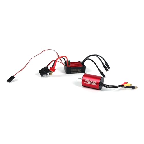 iBlivers Wasserdichter 2435 4800KV Bürstenlos Motor mit 25A ESC für RC Car RC Truck von iBlivers